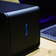 The Sonnet box, packed with a video card an AMD Radeon RX 580 8GB video card.